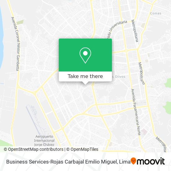 Business Services-Rojas Carbajal Emilio Miguel map