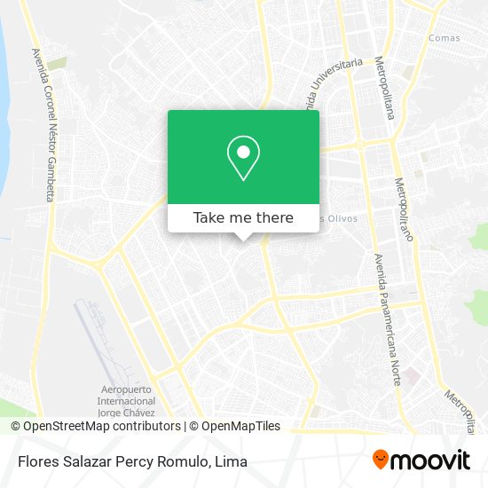 Flores Salazar Percy Romulo map