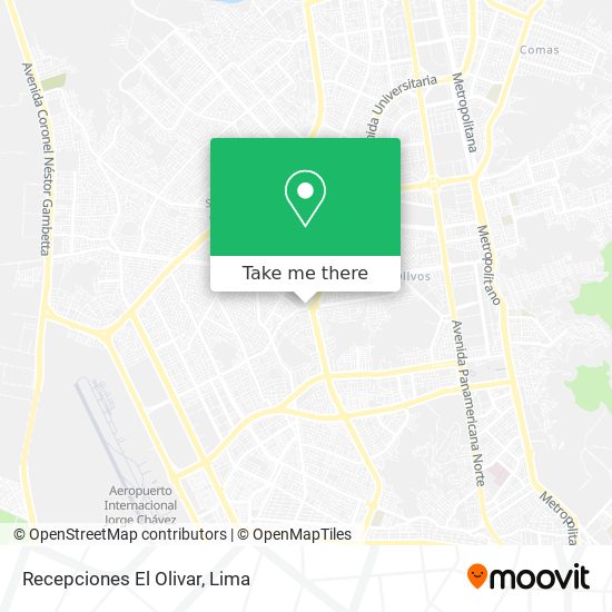 Mapa de Recepciones El Olivar