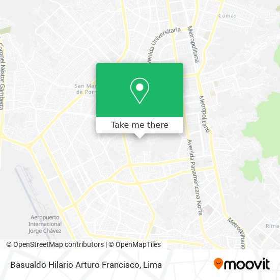 Mapa de Basualdo Hilario Arturo Francisco