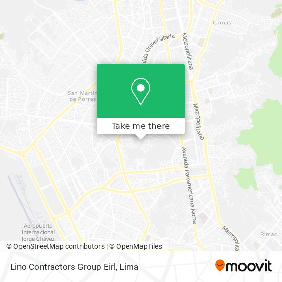Lino Contractors Group Eirl map