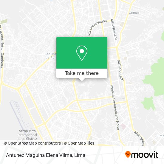 Antunez Maguina Elena Vilma map