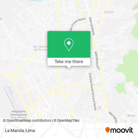 La Marola map