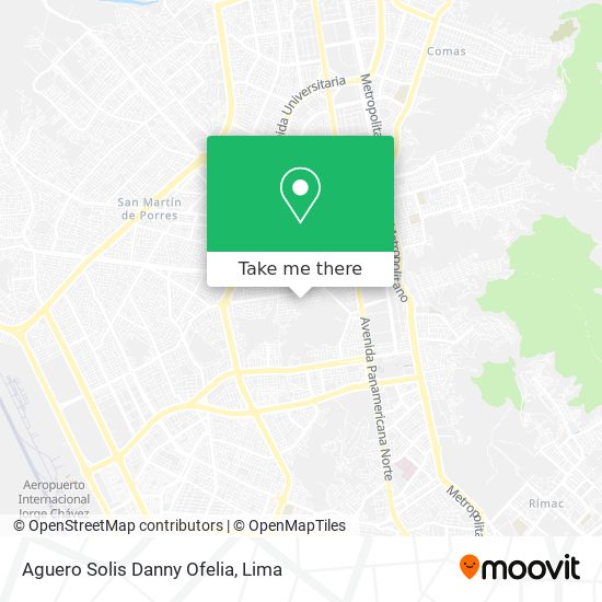 Aguero Solis Danny Ofelia map