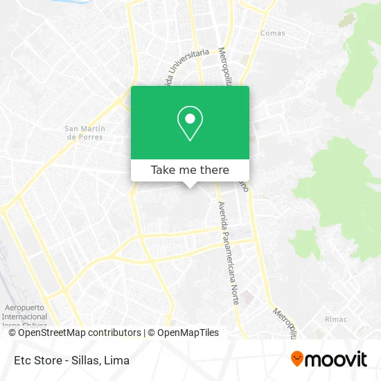 Etc Store - Sillas map