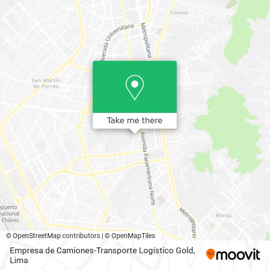 Empresa de Camiones-Transporte Logístico Gold map