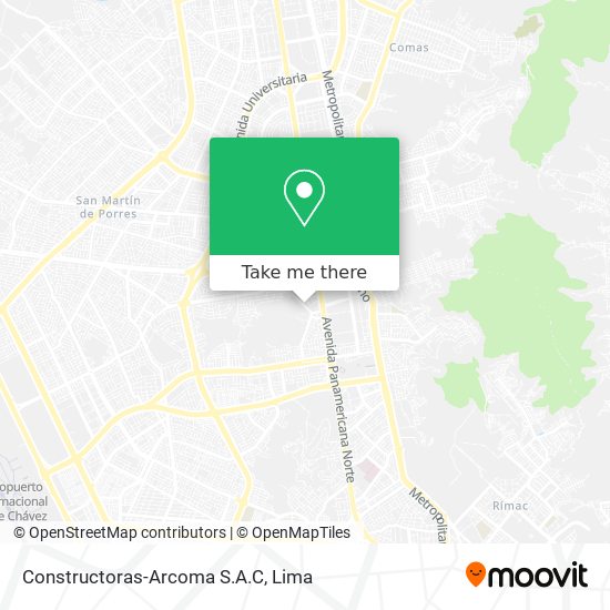 Constructoras-Arcoma S.A.C map