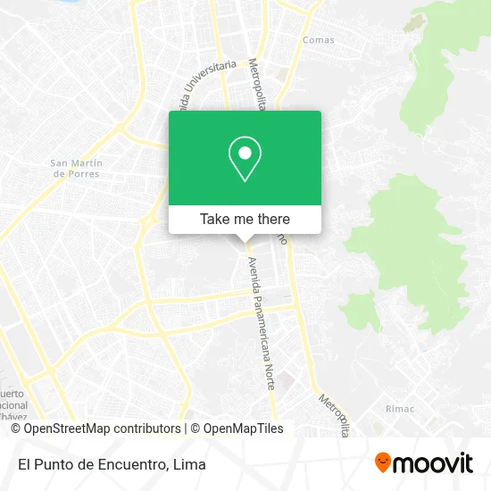 El Punto de Encuentro map