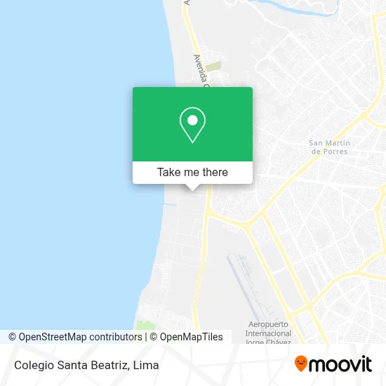 Colegio Santa Beatriz map