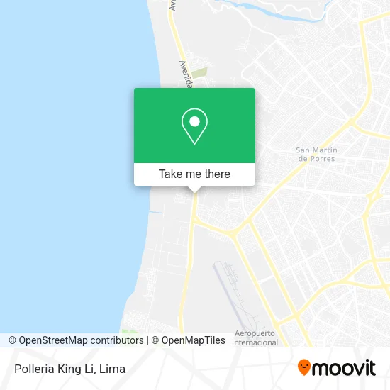 Mapa de Polleria King Li