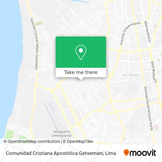 Comunidad Cristiana Apostólica Getsemani map