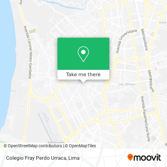 Colegio Fray Perdo Urraca map