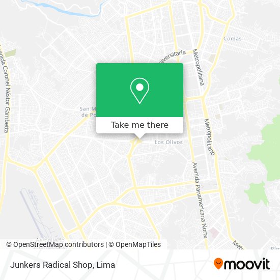 Mapa de Junkers Radical Shop