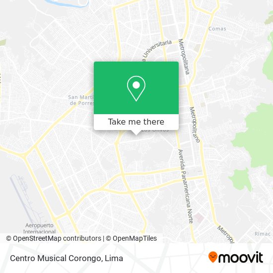 Centro Musical Corongo map