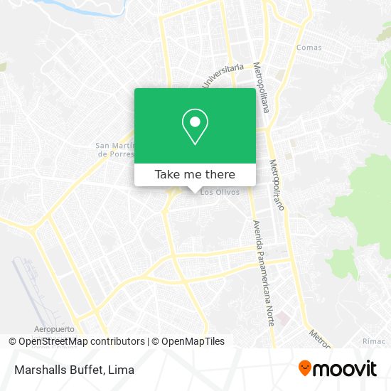 Mapa de Marshalls Buffet