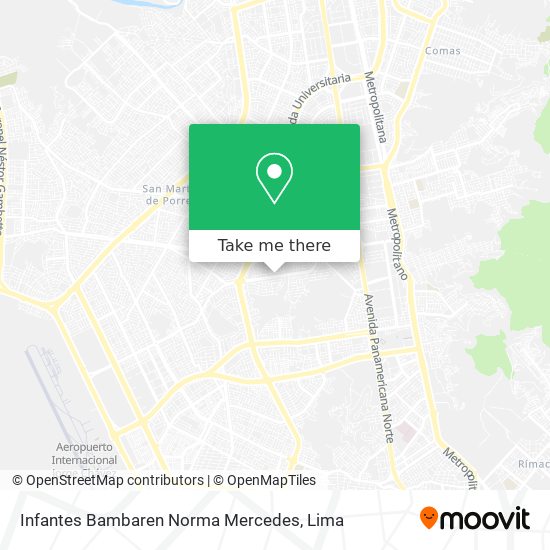 Infantes Bambaren Norma Mercedes map