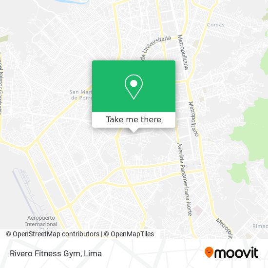 Rivero Fitness Gym map