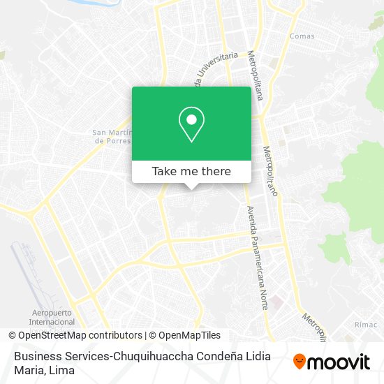 Mapa de Business Services-Chuquihuaccha Condeña Lidia Maria