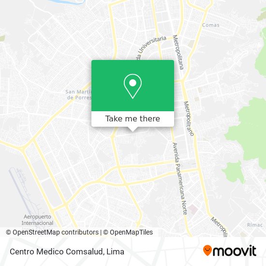 Centro Medico Comsalud map