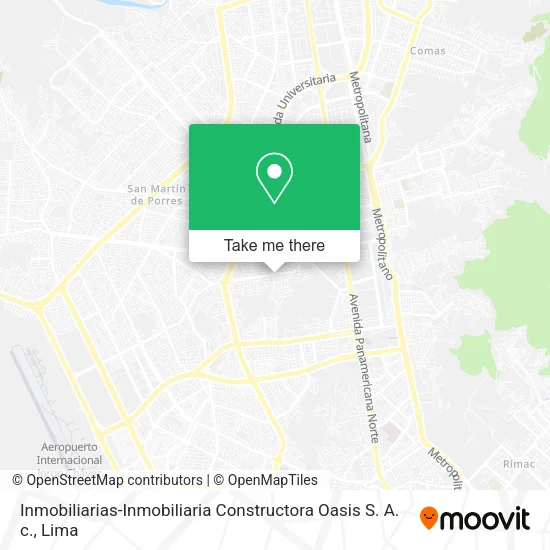 Mapa de Inmobiliarias-Inmobiliaria Constructora Oasis S. A. c.
