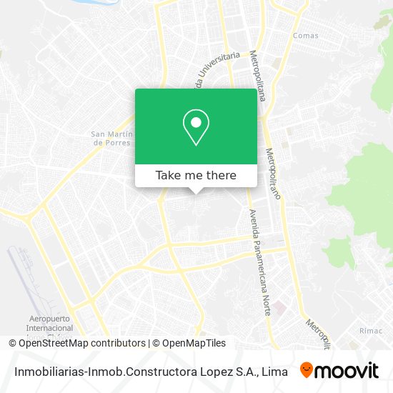 Inmobiliarias-Inmob.Constructora Lopez S.A. map