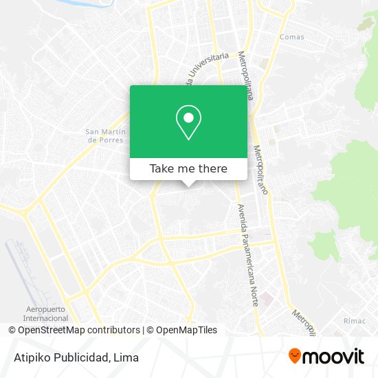 Atipiko Publicidad map