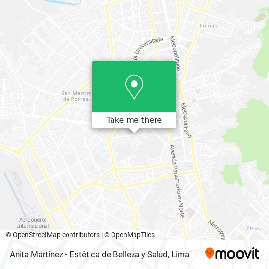 Anita Martinez - Estética de Belleza y Salud map