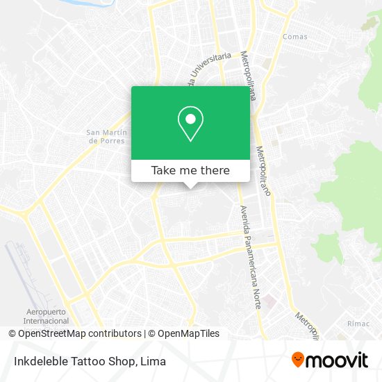 Inkdeleble Tattoo Shop map