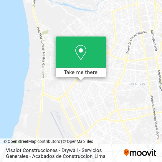 Visalot Construcciones - Drywall - Servicios Generales - Acabados de Construccion map