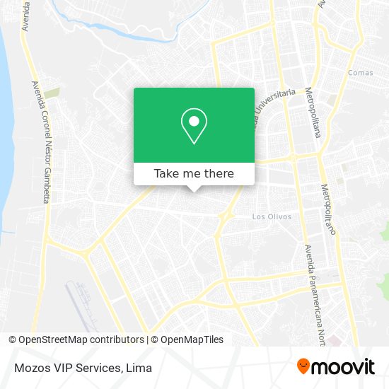 Mapa de Mozos VIP Services