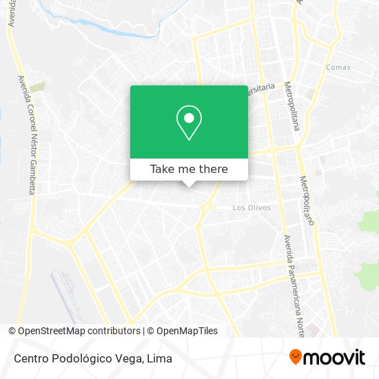 Centro Podológico Vega map