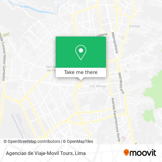 Agencias de Viaje-Movil Tours map