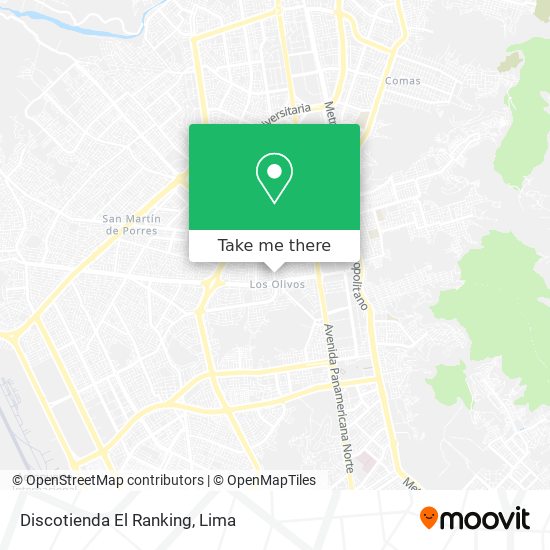 Discotienda El Ranking map