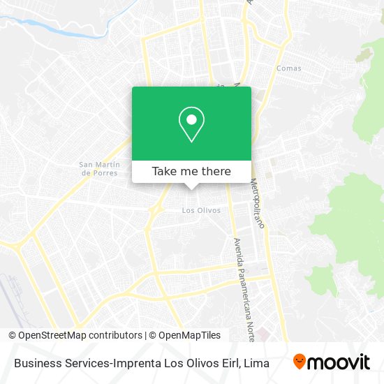 Business Services-Imprenta Los Olivos Eirl map