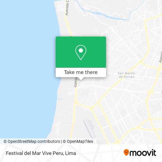 Festival del Mar Vive Peru map