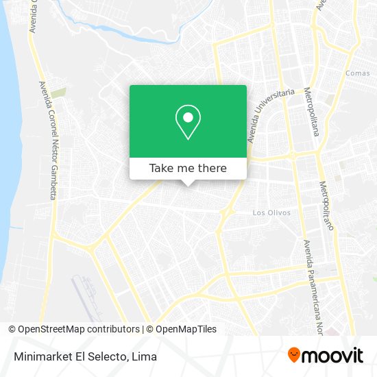 Minimarket El Selecto map