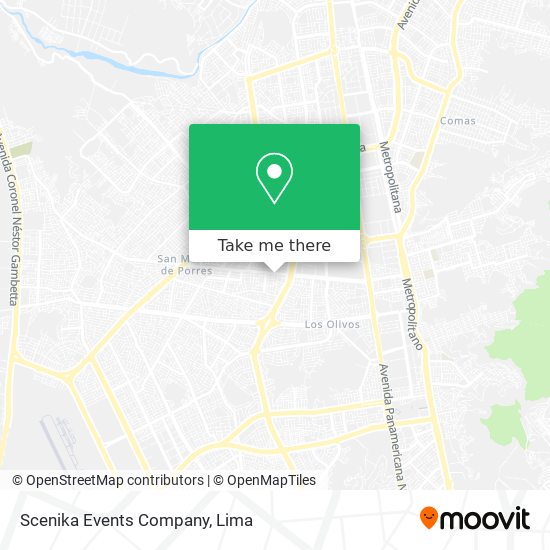 Mapa de Scenika Events Company