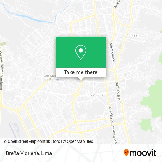 Breña-Vidriería map