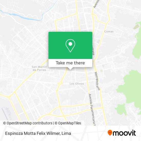 Mapa de Espinoza Motta Felix Wilmer