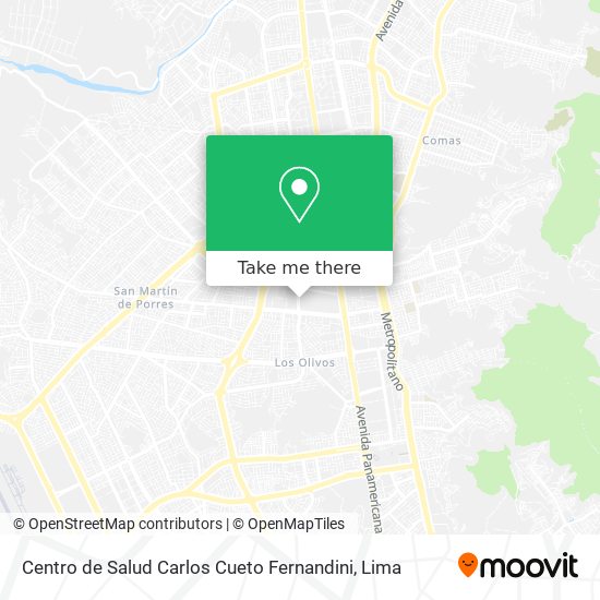 Centro de Salud Carlos Cueto Fernandini map