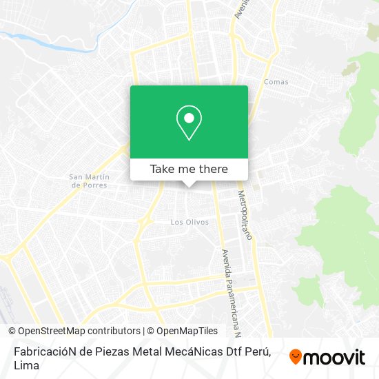 Mapa de FabricacióN de Piezas Metal MecáNicas Dtf Perú