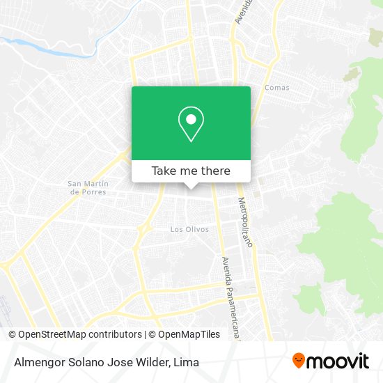 Almengor Solano Jose Wilder map