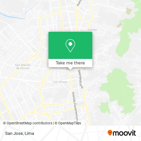 San Jose map