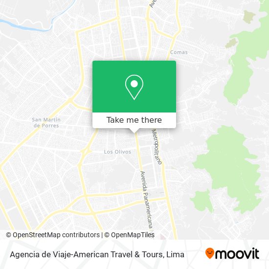 Agencia de Viaje-American Travel & Tours map