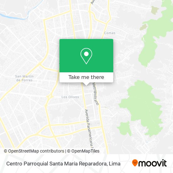 Centro Parroquial Santa María Reparadora map