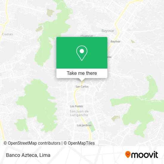Banco Azteca map