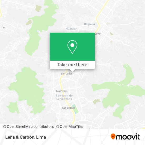 Leña & Carbón map