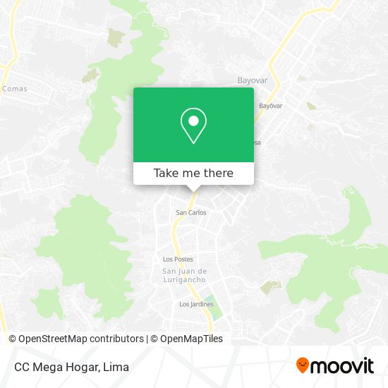 CC Mega Hogar map