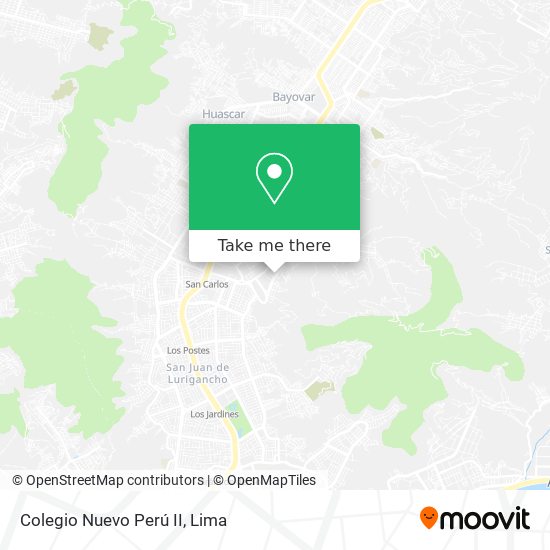 Mapa de Colegio Nuevo Perú II