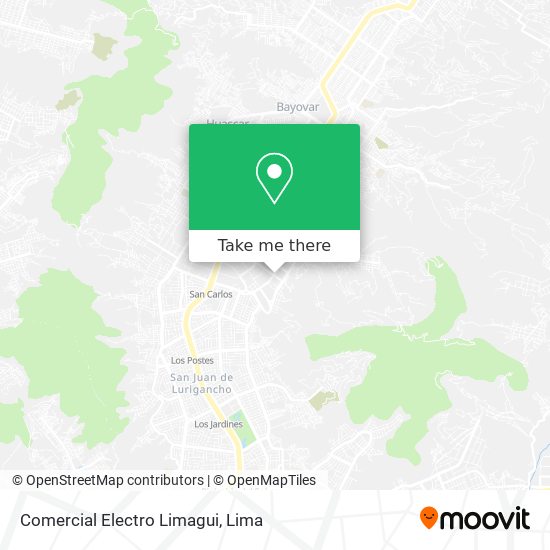 Comercial Electro Limagui map